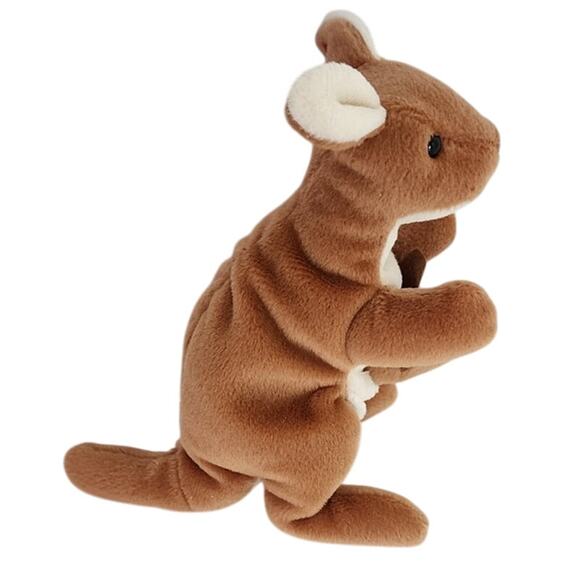 Ty Beanie Baby Pouch the Kangaroo 1996 Retired MWMT Vintage Collectible Plush - Picture 4 of 14